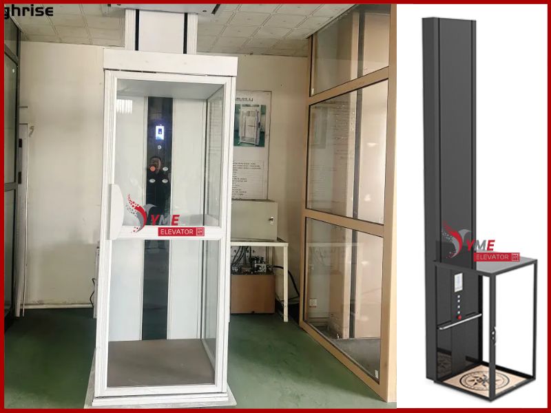 Thang Máy Thủy Lực Không Khung Bao Thang Máy Thủy Lực Không Khung Bao