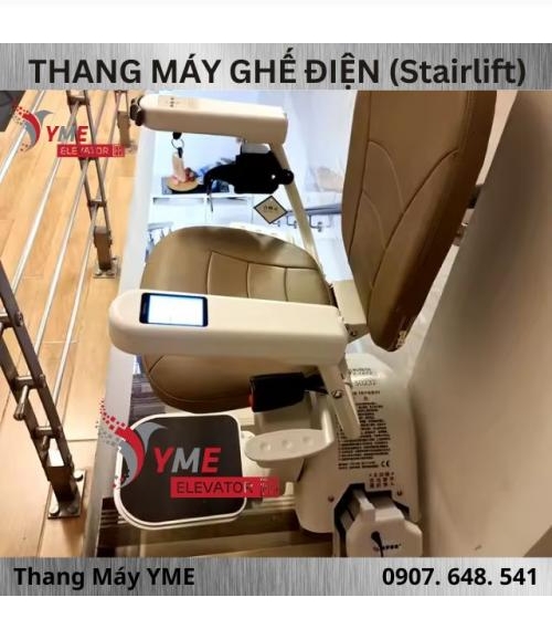 Thang Máy Ghế Điện Cho Người Già 3-4 Tầng