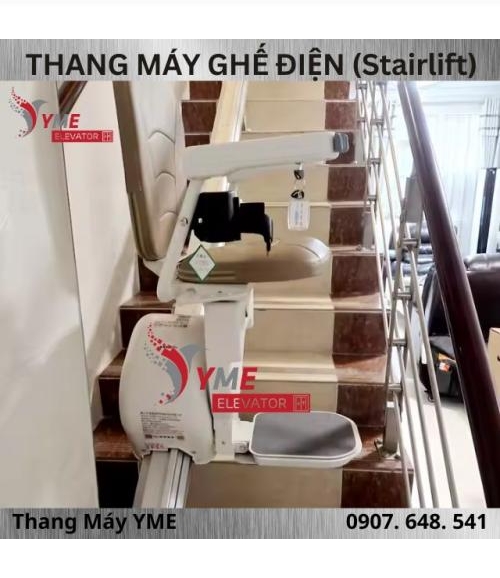 Thang Máy Ghế Điện Cho Người Già 3-4 Tầng