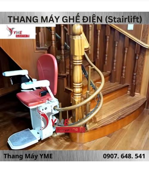 Thang Máy Ghế Điện Cho Người Già 2 Tầng