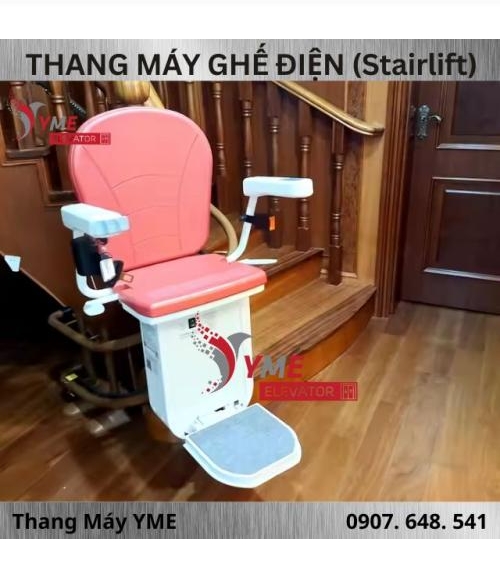 Thang Máy Ghế Điện Cho Người Già 2 Tầng