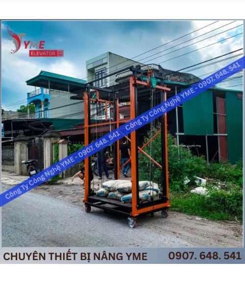 giàn giáo nâng điện gấp gọn