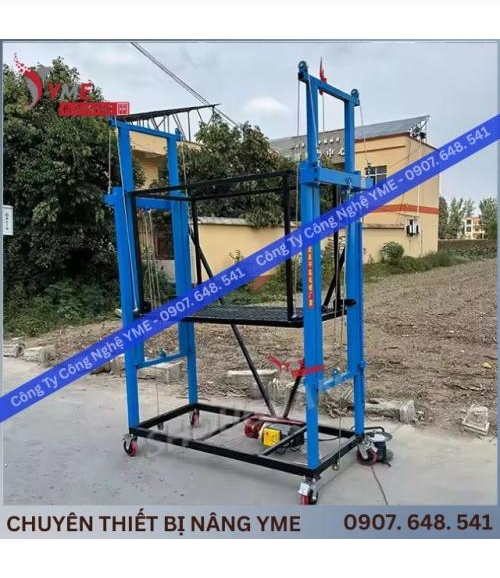 giàn giáo nâng điện gấp gọn